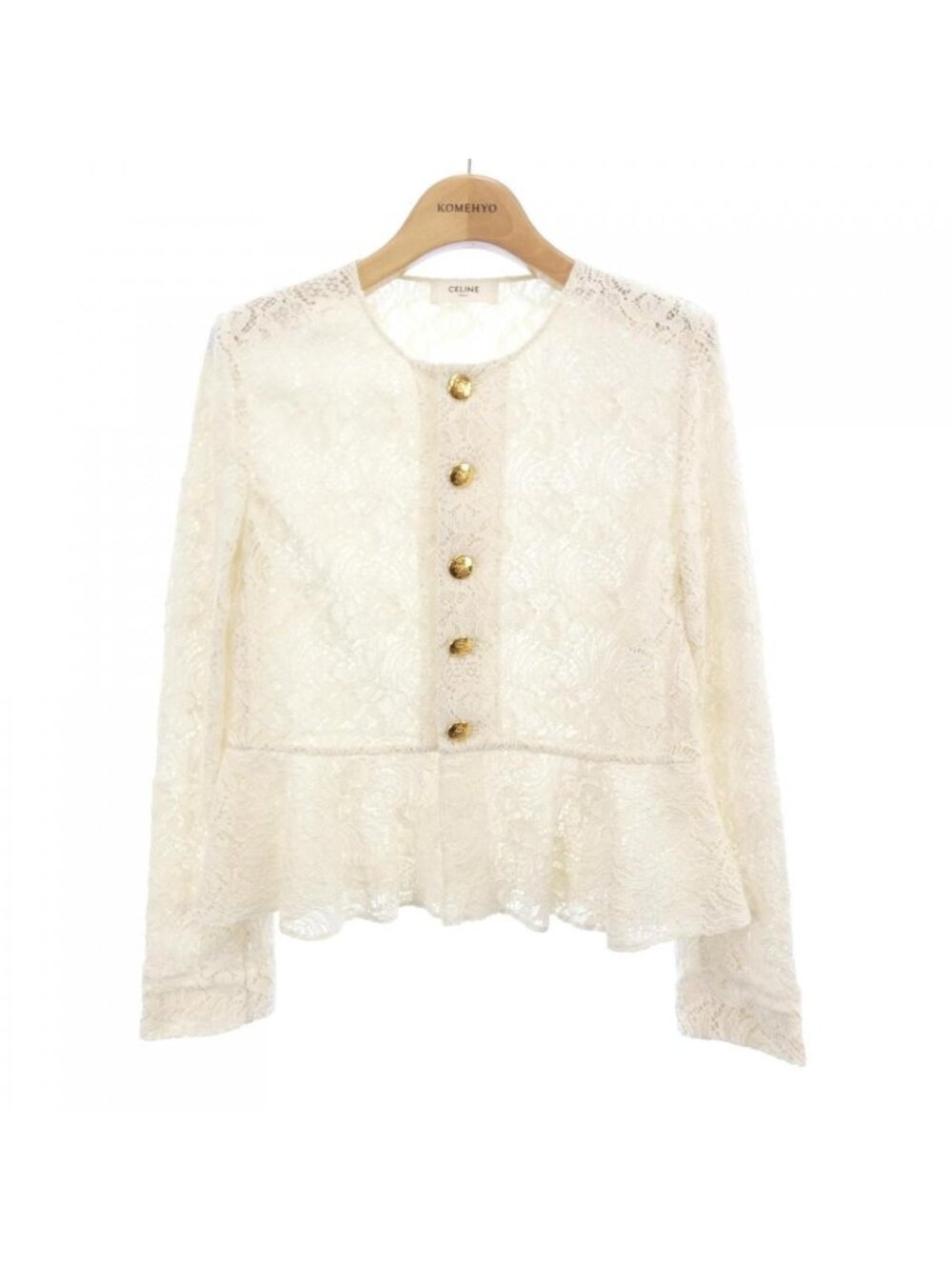 Celine Chelsea Jacket White